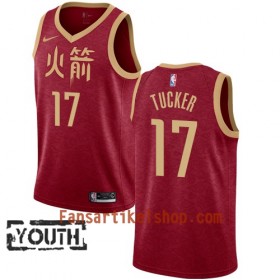 Houston Rockets Trikot PJ Tucker 17 2018-19 Nike City Edition Rot Swingman - Kinder
